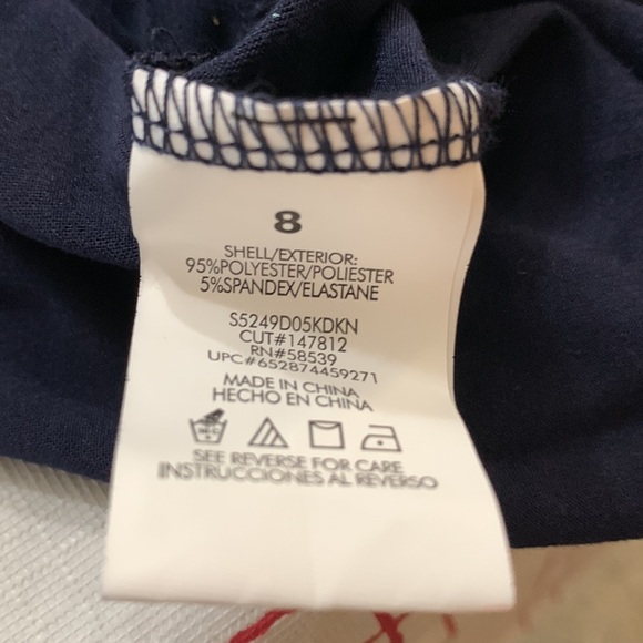 Speechless Smocked Bodice Dress with Hair Tie NWT Girls Size 8 - Picture 6 of 6